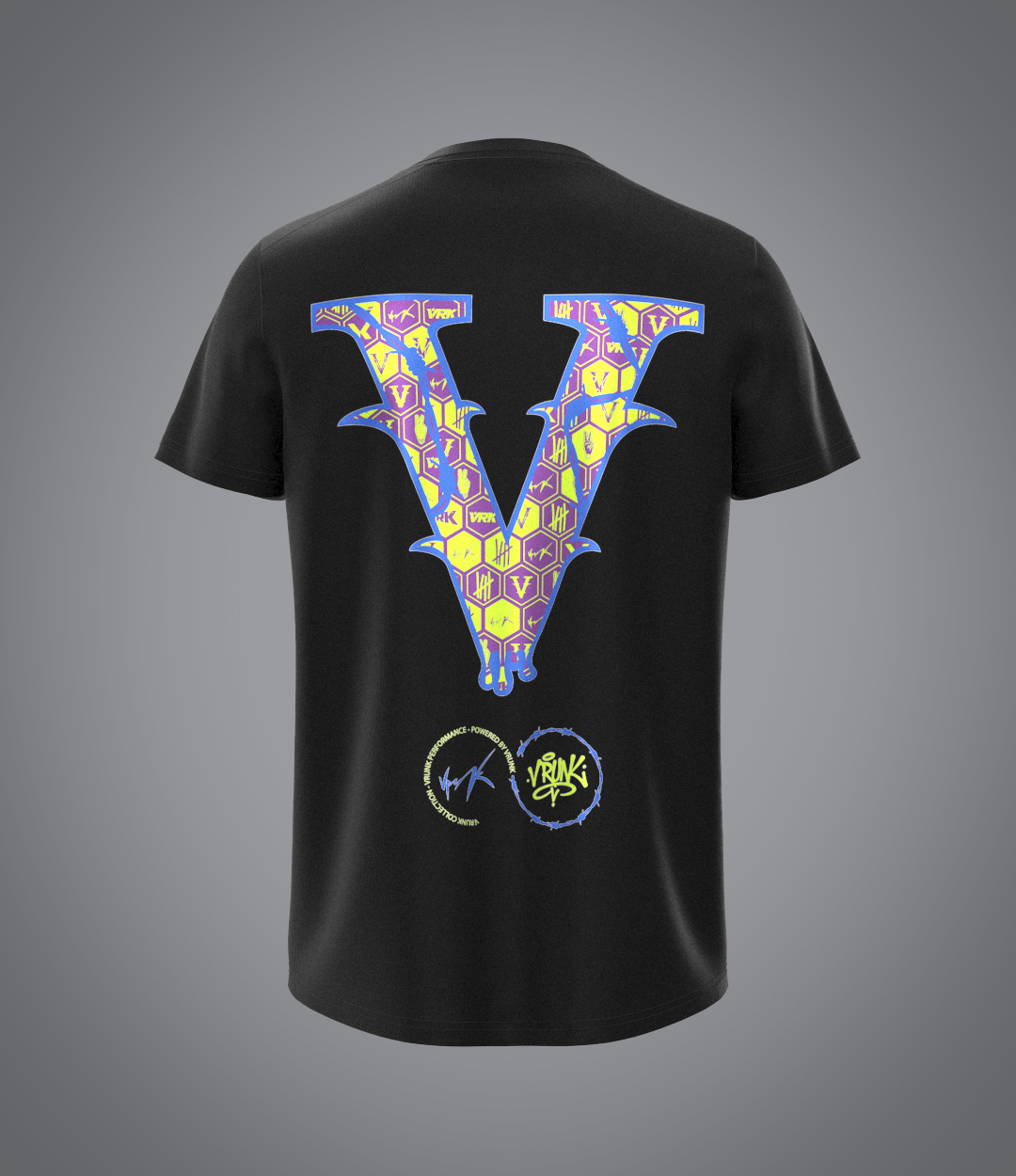 Tee shirt Ruche Black/Néon