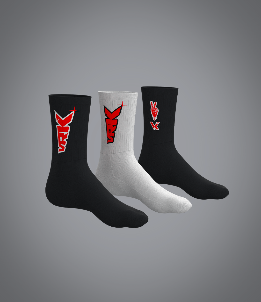 Pack chaussettes Fingers Rouge