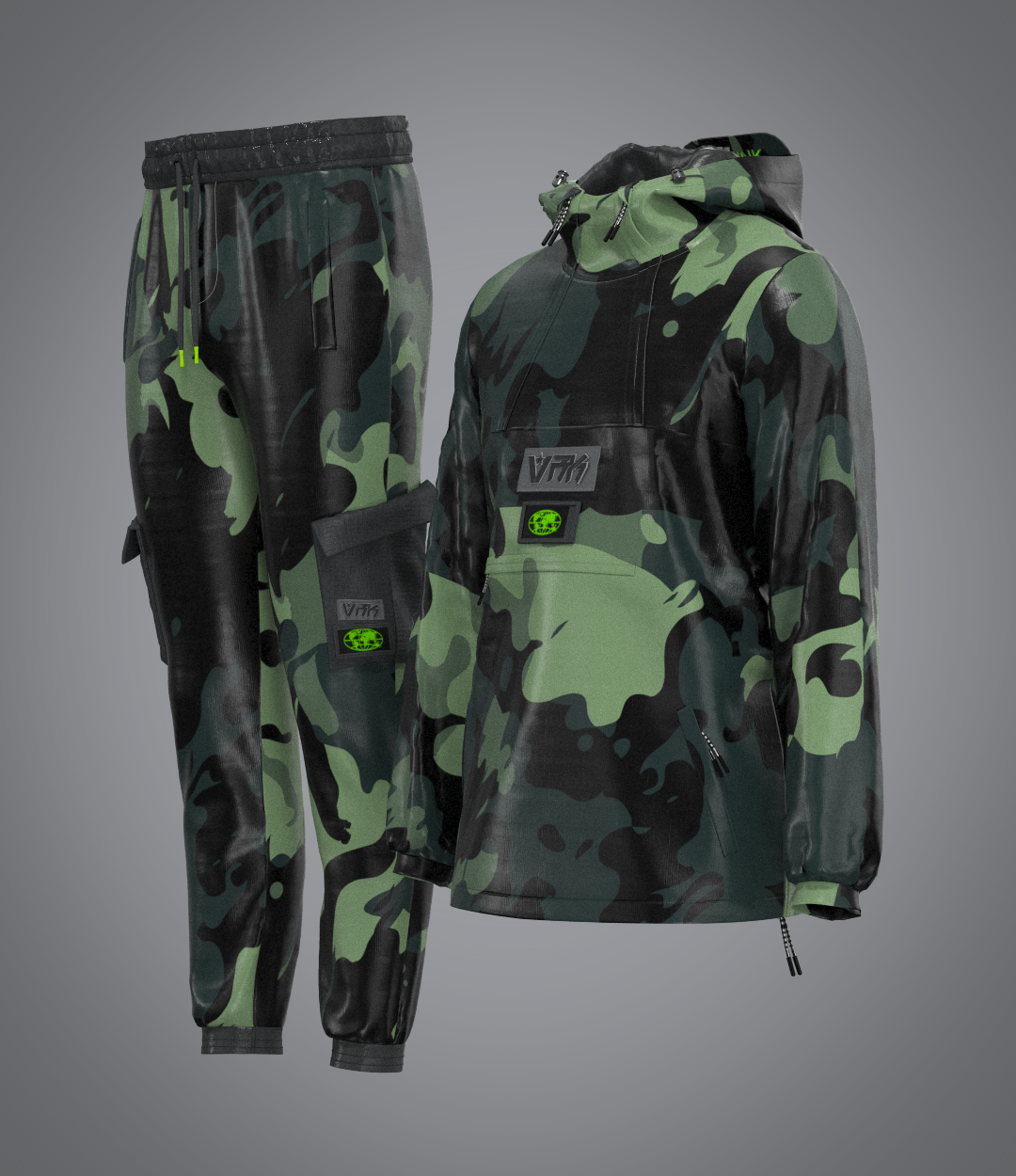 Ensemble Camouflage Kaki