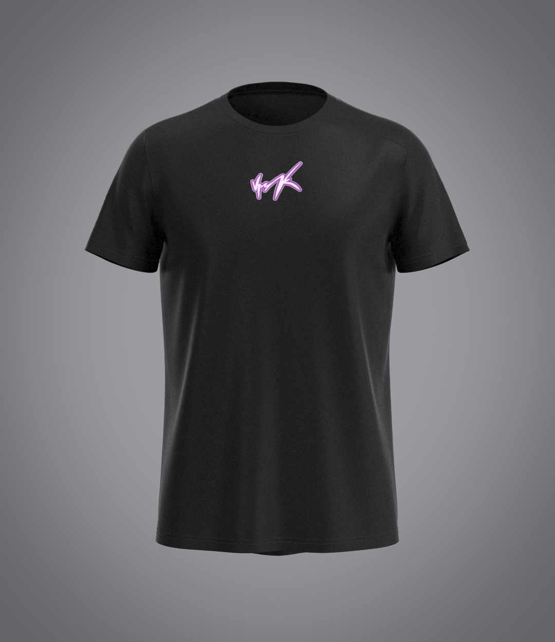 Tee shirt Ruche Black/Pink
