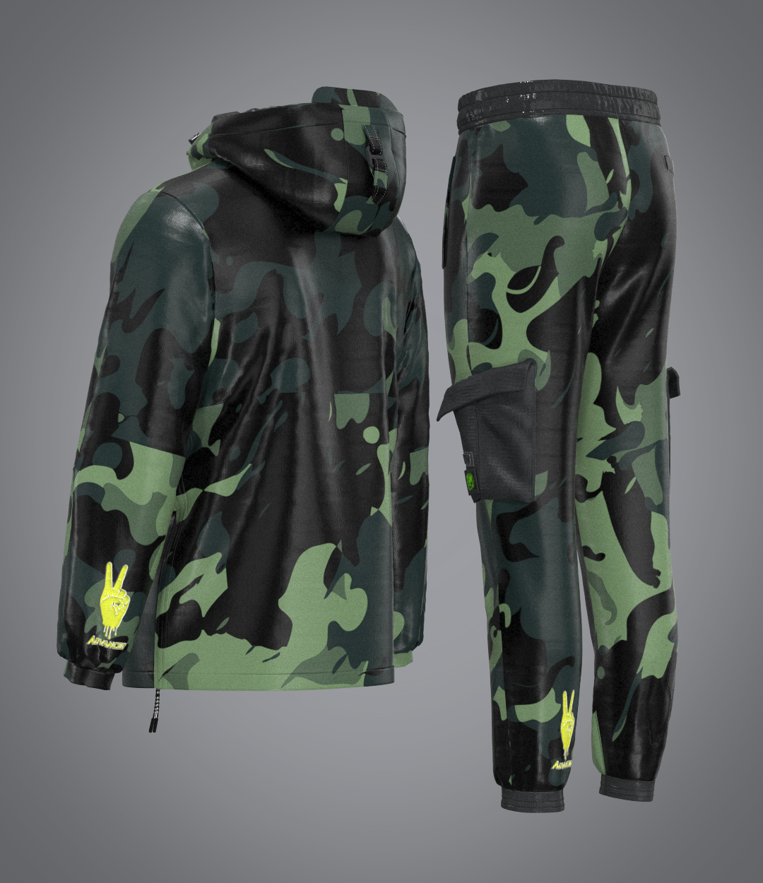 Ensemble Camouflage Kaki