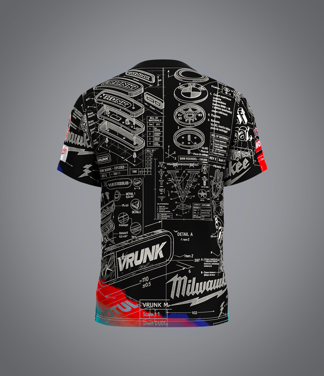 VRK x STARFOBAR Maillot black Mécanique