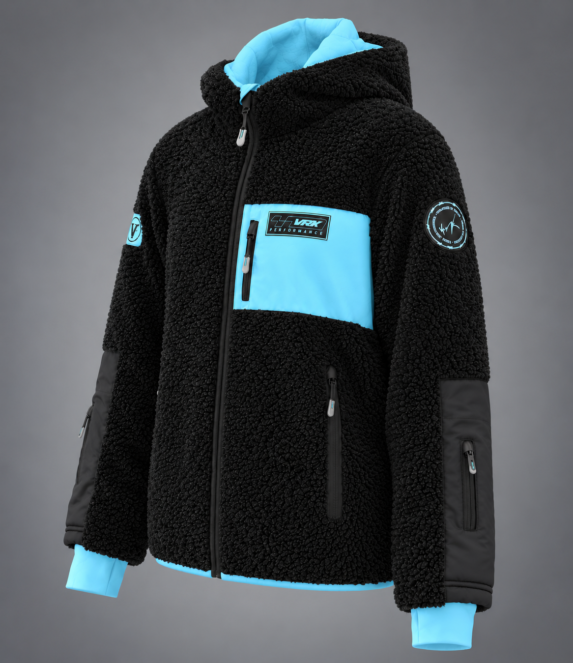 Veste Sherpa Blue